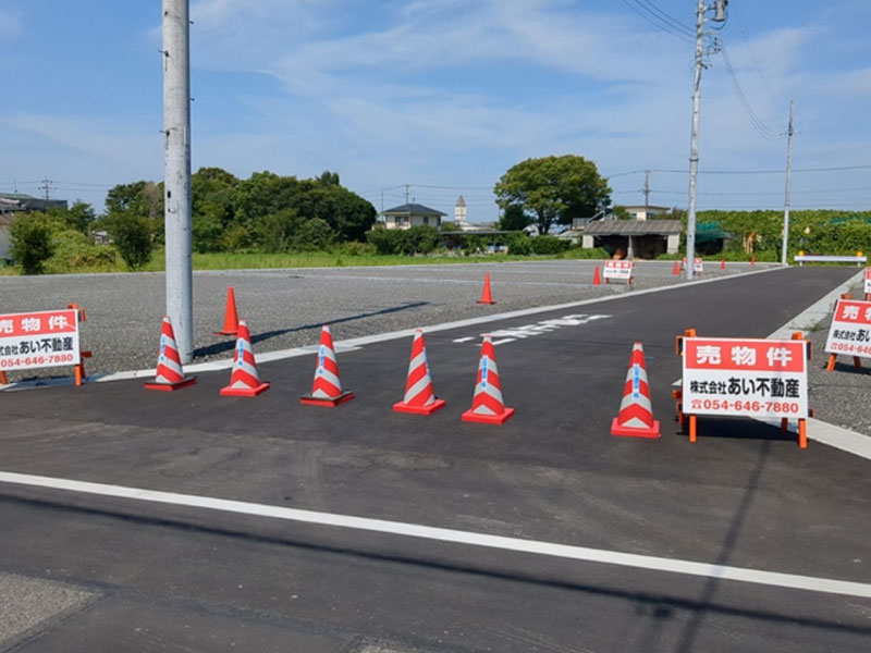 焼津市 上新田 分譲地 造成 工事 施工前