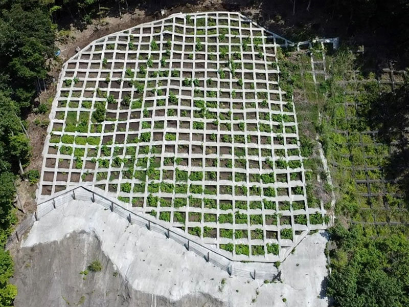 （国）473号災害防除工事（鉄筋挿入工）